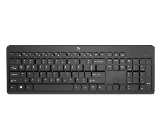 HEWLETT-PACKARD Klawiatura HP 230 Wireless Keyboard bezprzewodowa czarna 3L1E7AA 3L1E7AA 3L1E7AA                         - 721087 - zdjęcie